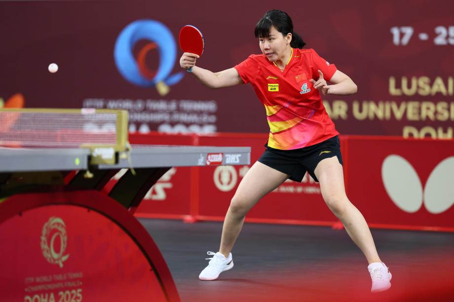 [图]世乒赛：陈幸同4-0完胜罗奇卡 晋级女单64强